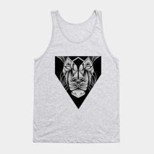 lion black Tank Top